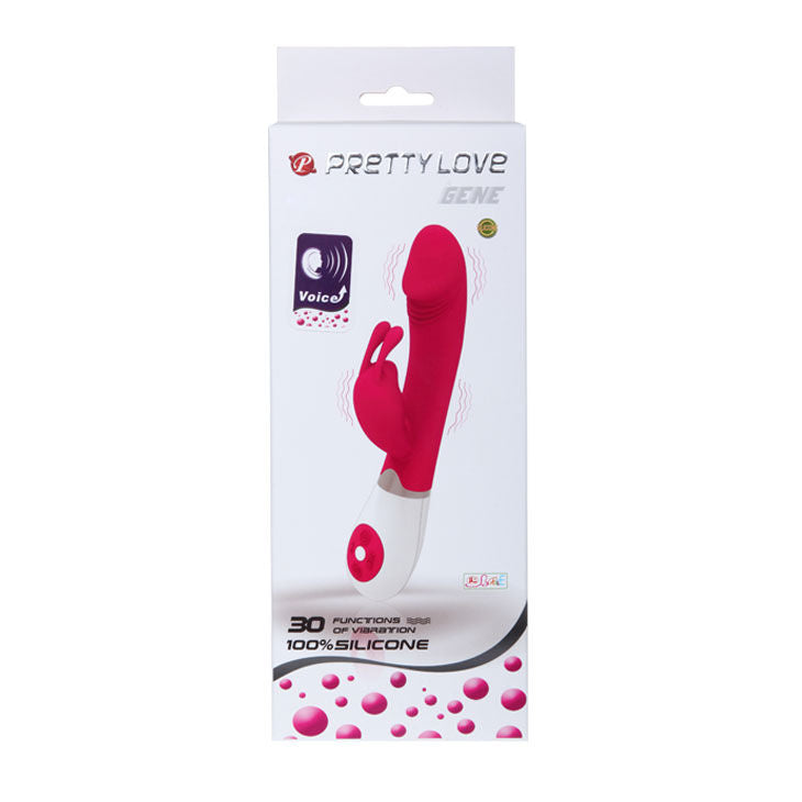 PRETTY LOVE - Flirtation Gene Rabbitvibrator med Stemmestyring