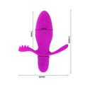 PRETTY LOVE - Flirtation Fitch Minivibrator med Klitorisarm