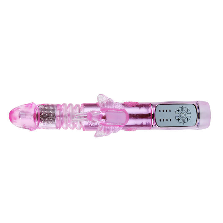 BAILE - Rabbit Throbbing Butterfly Oppladbar Roterende Rabbitvibrator