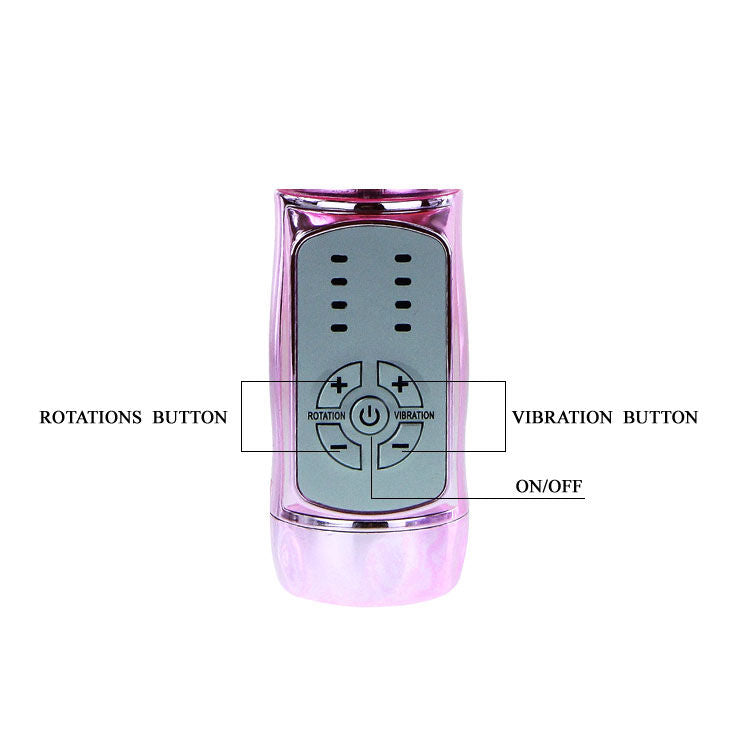 BAILE - Rabbit Throbbing Butterfly Oppladbar Roterende Rabbitvibrator