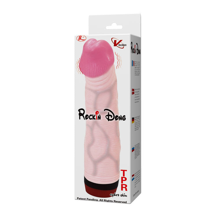 BAILE - Rockin Dong Cyber Skin I Realistisk Vibrator 21,5 cm