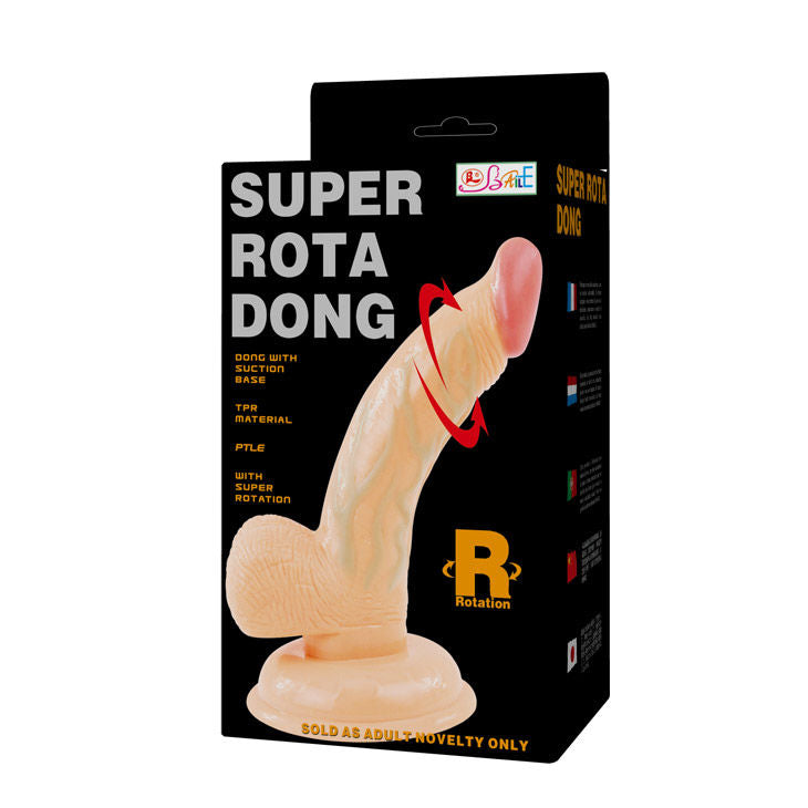 BAILE - Super Rota Dong Realistisk Roterende Dildo 15 cm