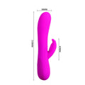 PRETTY LOVE - Barrette Vibrator med Klitorisstimulator