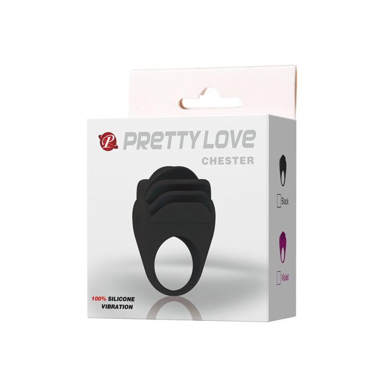 PRETTY LOVE - Vibrerende Penisring Sort