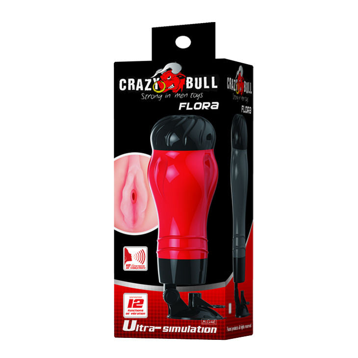 CRAZY BULL - Flora Vagina-masturbator med Lydfunksjon