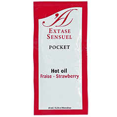 EXTASE SENSUAL - Strawberry Massasjeolje 10 ml