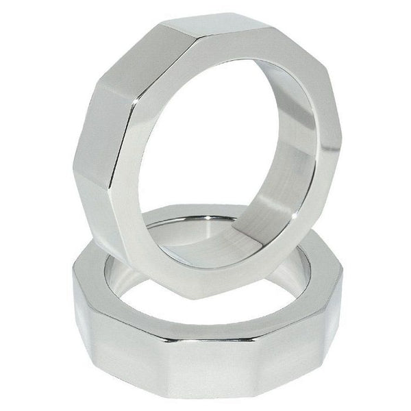METAL HARD - Penis- og testikkelring i stål 50 mm
