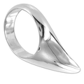 METAL HARD - Cock Teardrop Penisring i metall 55 mm