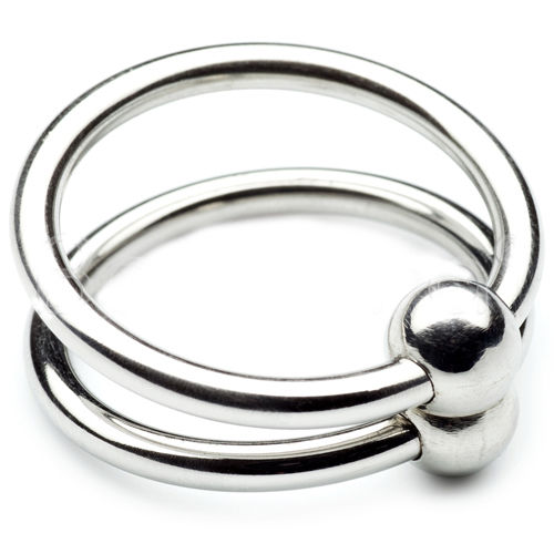 METAL HARD - Double Steel Ring Penisring i metall 30 mm