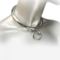 METAL HARD - Halsbånd med Ring 10 cm