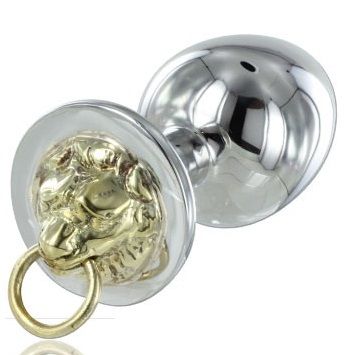 METAL HARD - Analplugg Stål med Tiger