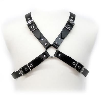 LEATHER BODY - Buckle Body harness i lær for menn