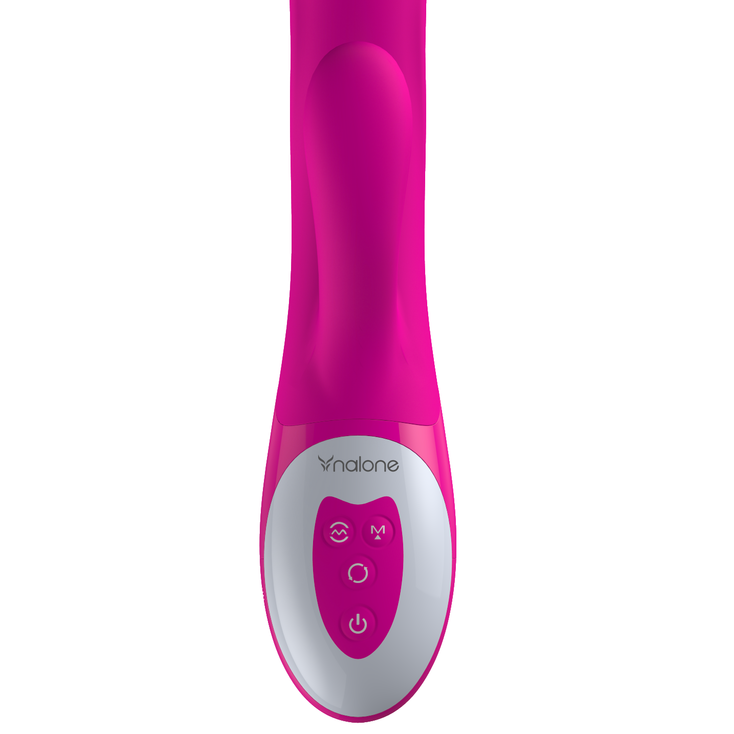 NALONE - Wave Dobbel Vibrator med Rotasjon