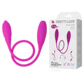 PRETTY LOVE - Snaky Deluxe Dobbel vibrator