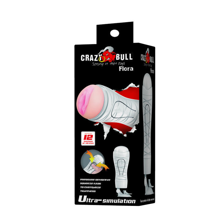 CRAZY BULL - Flora Oppladbar Vagina-masturbator