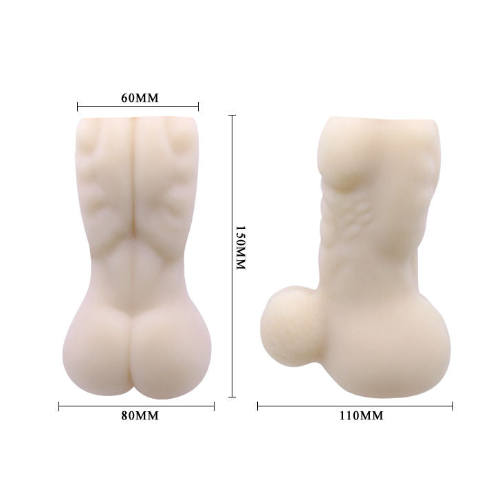 BAILE - Back Spirit Mini-masturbator med Muskeltorso