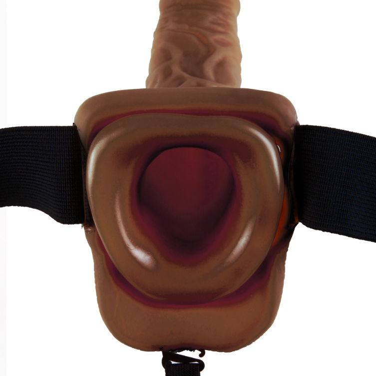 FETISH FANTASY SERIES - Hul Strap-on Brun 22,9 cm