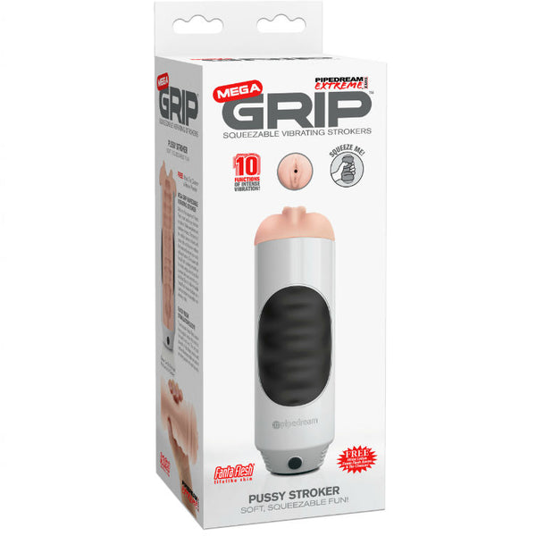 EXTREME TOYZ - Pipedream Mega Grip Vibrerende Vagina-masturbator