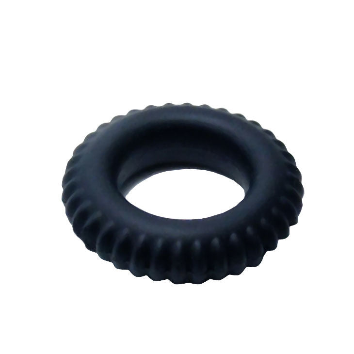 BAILE - Titan Penisring i Silikon Sort 1,9 cm