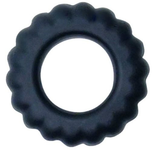 BAILE - Titan Penisring i Silikon Sort 2 cm