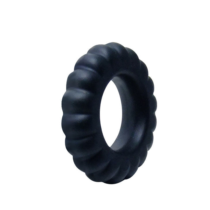 BAILE - Titan Penisring i Silikon Sort 2 cm