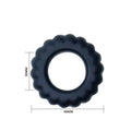 BAILE - Titan Penisring i Silikon Sort 2 cm