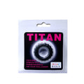 BAILE - Titan Penisring i Silikon Sort 2 cm