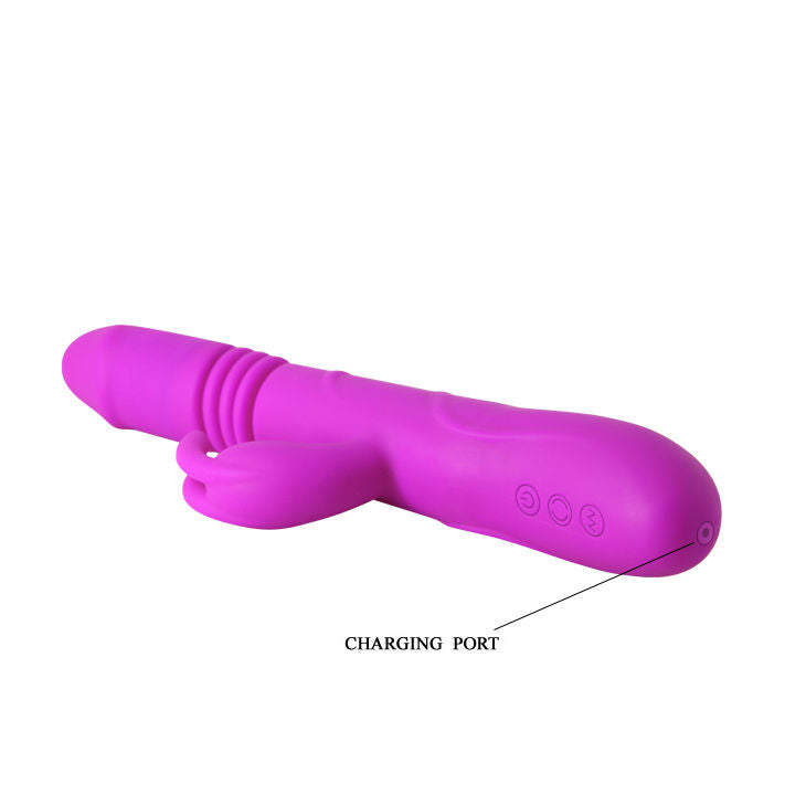 PRETTY LOVE - Ward Rabbitvibrator med Rotasjon og Opp/Ned