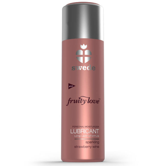 SWEDE - Fruity Love Vannbasert glidemiddel Musserende Jordbærvin 50 ml