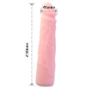BAILE - Realistisk Silikondildo 23 cm