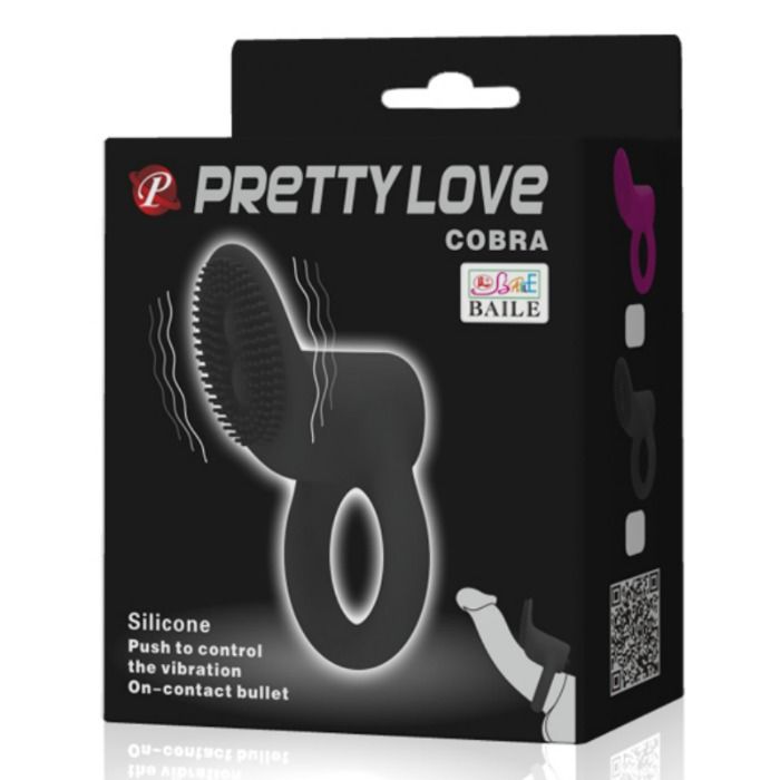 PRETTY LOVE - Vibrerende Penisring Sort