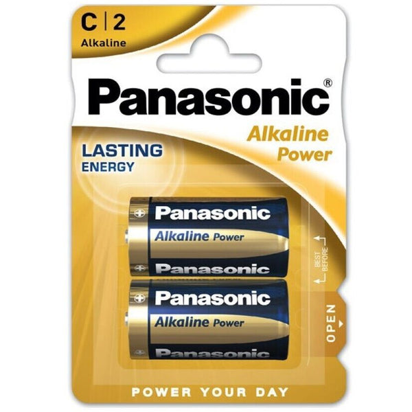PANASONIC - C Alkalisk Batteri 2-pk