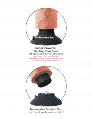 KING COCK - Vibrerende Dildo 20,3 cm