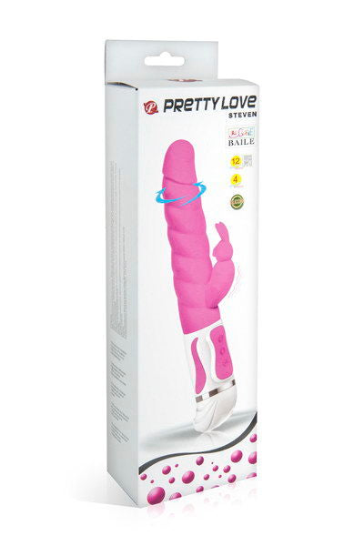 PRETTY LOVE - Smart Steven Rabbitvibrator med Rotasjon