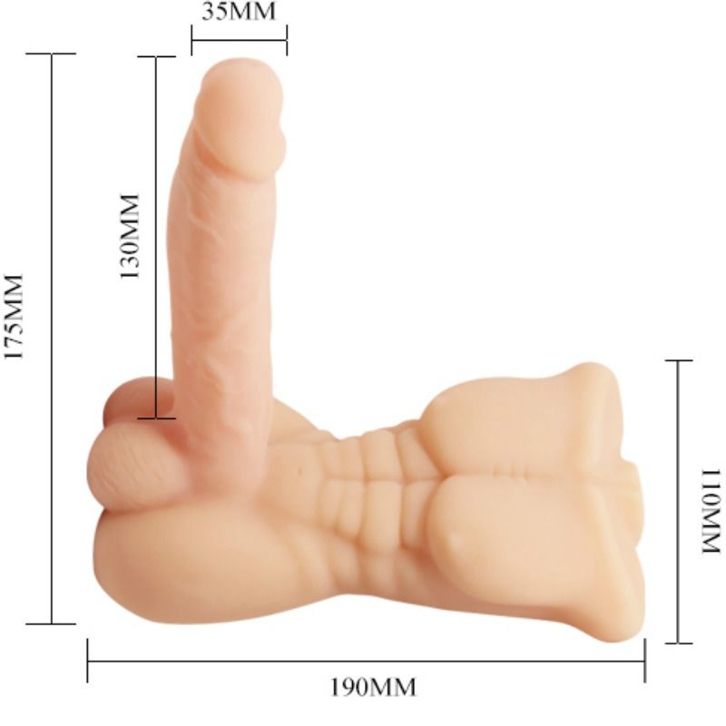 BAILE - Temptation Bigger Man Vibrerende Mannetorso