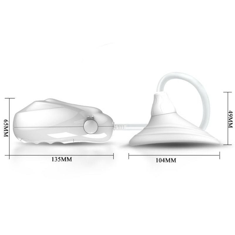 PRETTY LOVE - Passionate Lover Klitoris- & Brystvortesuger med Fjernkontroll