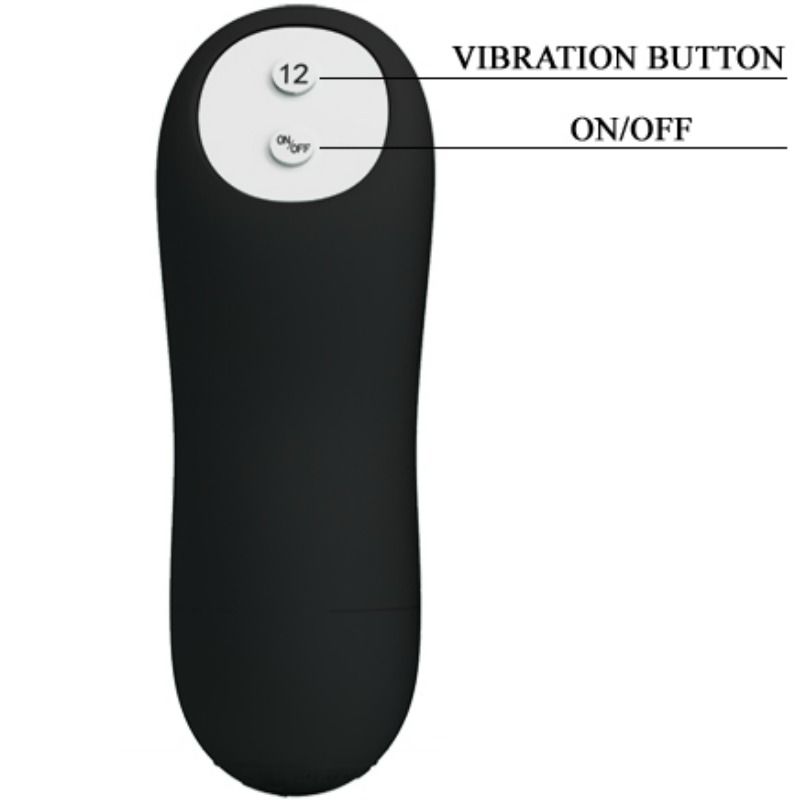 PRETTY LOVE - Vibrerende analplugg med fjernkontroll
