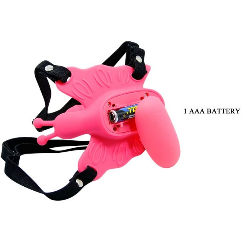 BAILE - Vibrerende Butterfly med sele og mini-dildo