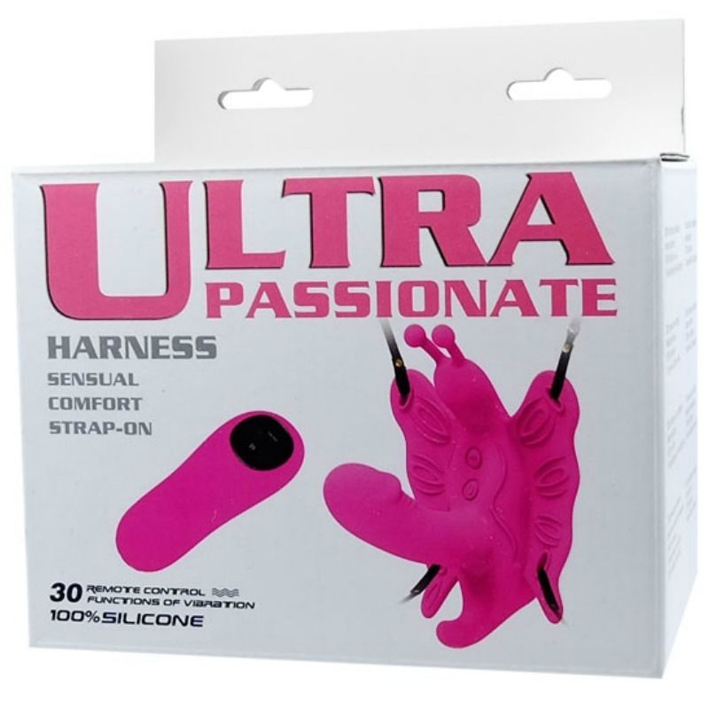 BAILE - Ultra Passionate Butterfly-sele med Fjernkontroll 30 Moduser