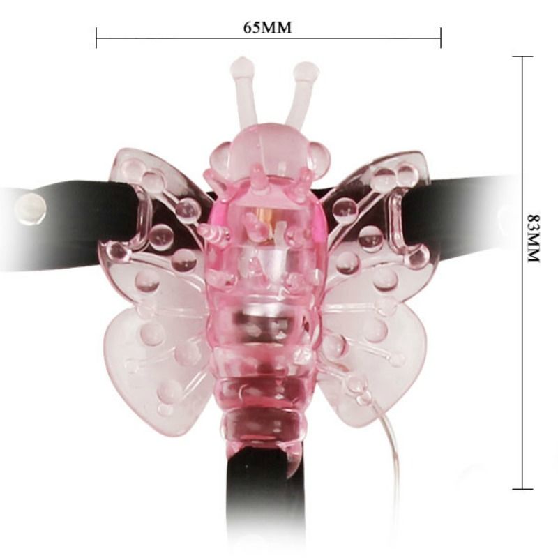 BAILE - Vibrerende Butterfly med sele