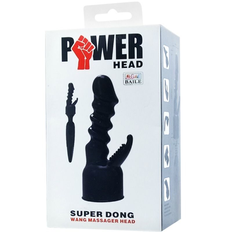 BAILE - Power Head Utskiftbart Hode for Indre & Klitorisstimulering