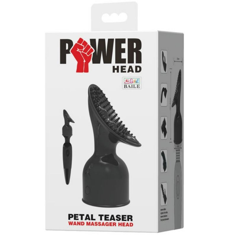 BAILE - Power Head Utskiftbart Massasjehode for Klitoris