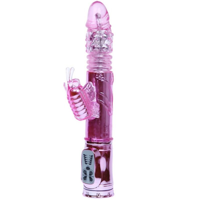 BAILE - Oppladbar Rabbitvibrator med Rotasjon og Pulsering