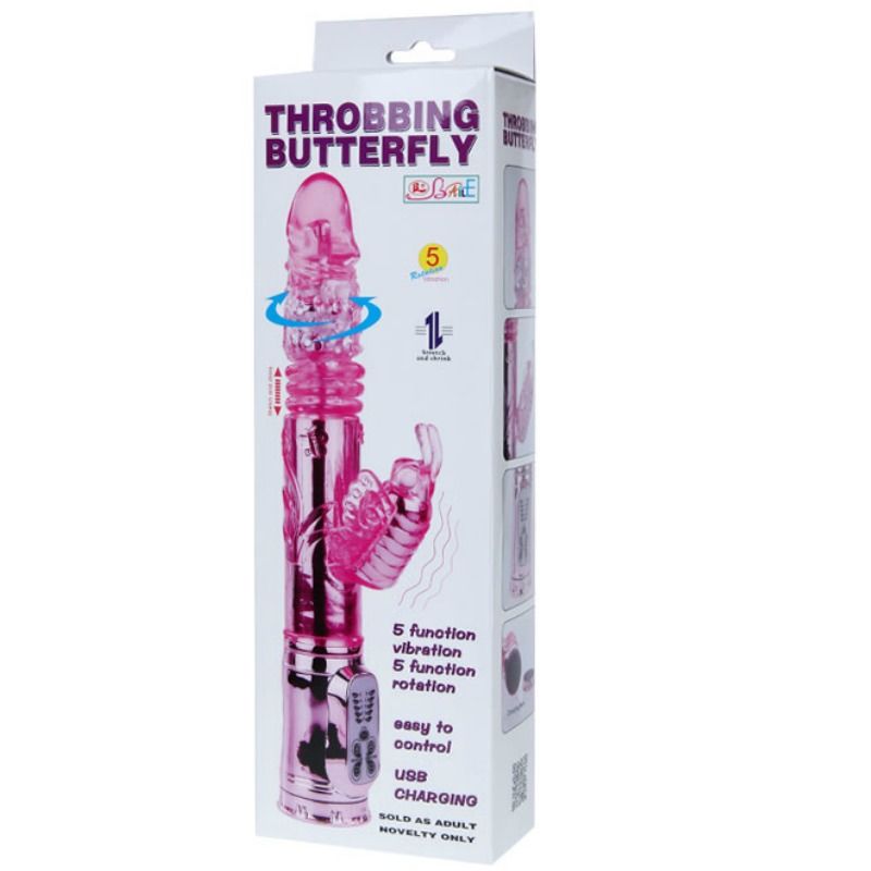 BAILE - Oppladbar Rabbitvibrator med Rotasjon og Pulsering
