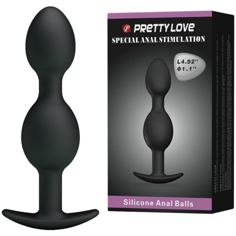 PRETTY LOVE - Silikon Analkuler 12,5 cm