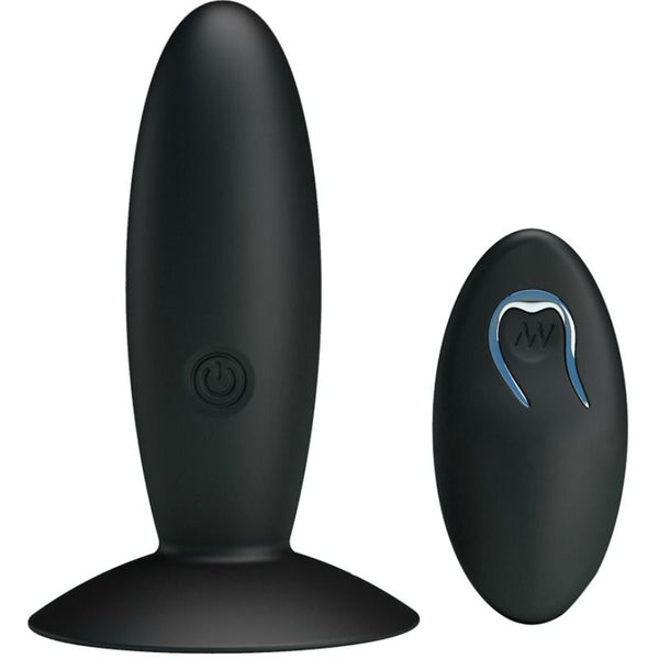 PRETTY LOVE - Oppladbar analplugg med vibrasjon og fjernkontroll