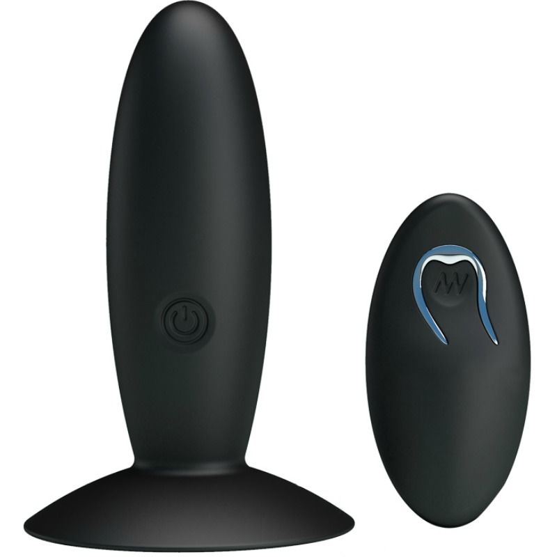 PRETTY LOVE - Oppladbar analplugg med vibrasjon og fjernkontroll