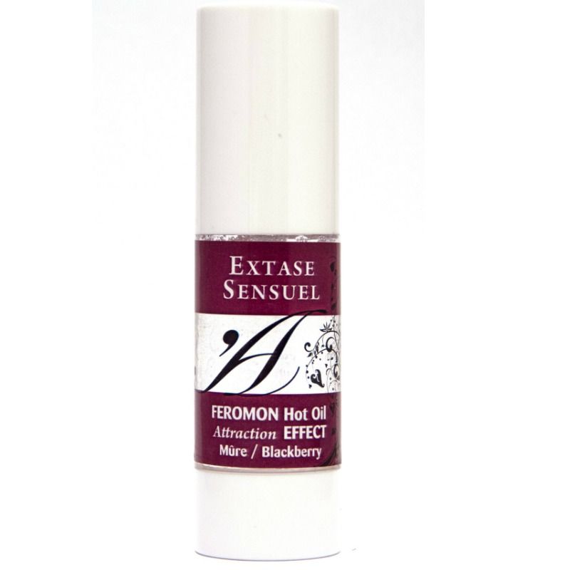 EXTASE SENSUAL - Varmende massasjeolje med feromoner Bjørnebær 30 ml
