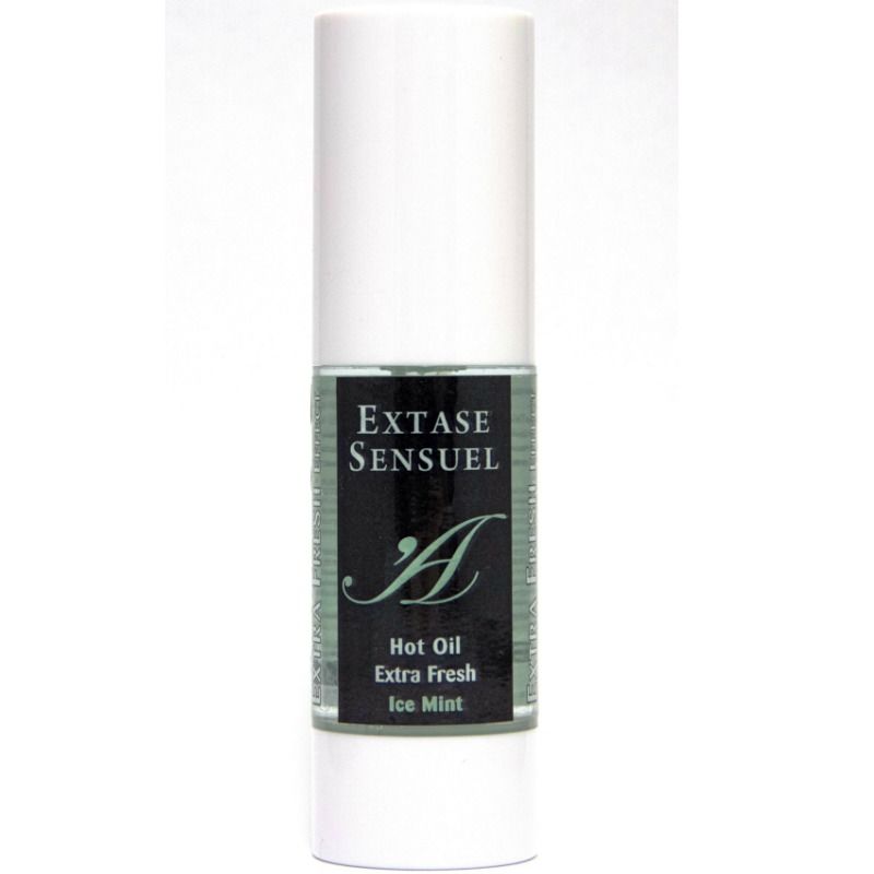 EXTASE SENSUAL - Massasjeolje med ekstra kjølende iseffekt 30 ml