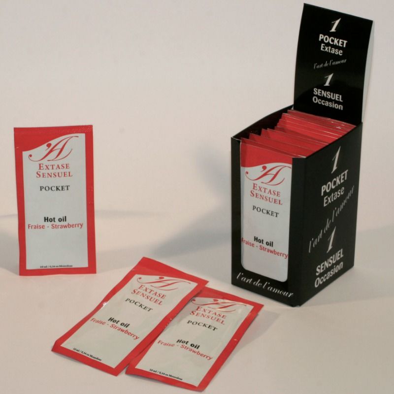 EXTASE SENSUAL - Strawberry Massasjeolje 10 ml